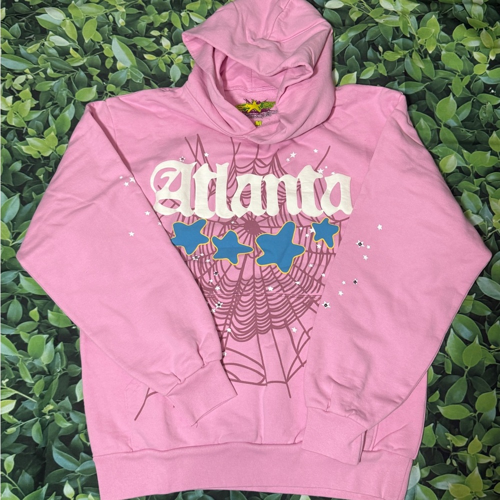 Pink Atlanta Sp5der Hoodie